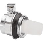 plug with automatic air vent by float