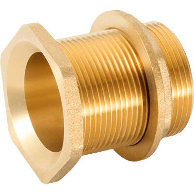 water tank fitting with sliding nut