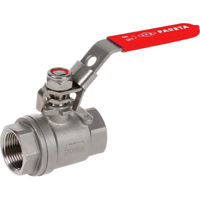 red handle stainless steel ball valve aisi 316
